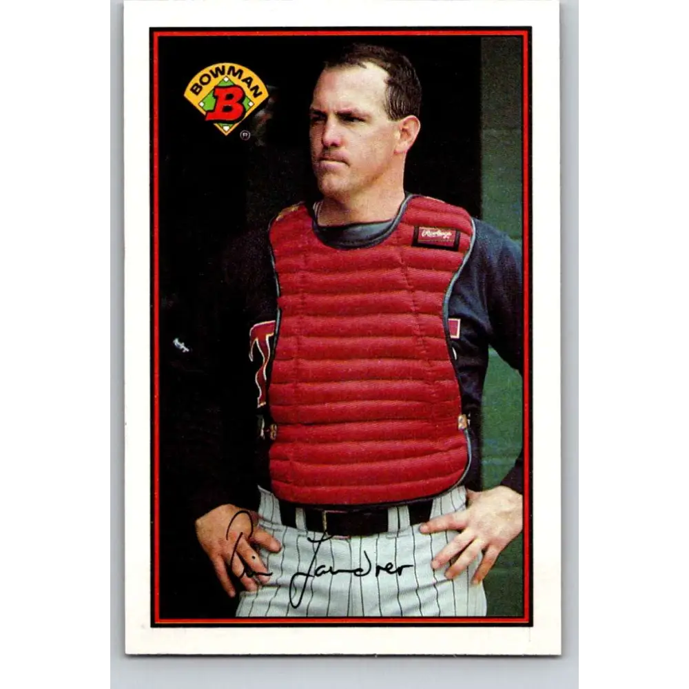 1989 Bowman #154 Tim Laudner NM-MT Minnesota Twins Baseball Card Image 1