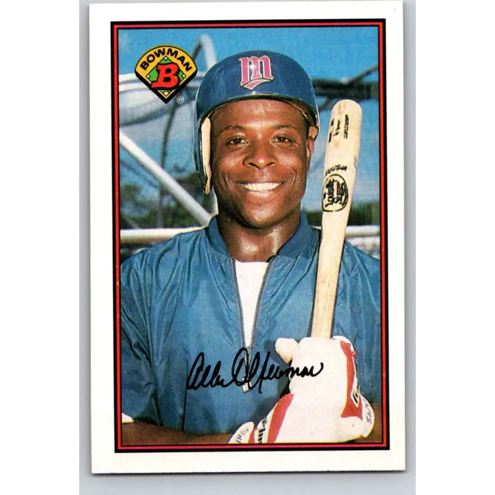 1989 Bowman #156 Al Newman NM-MT Minnesota Twins Baseball Card Image 1