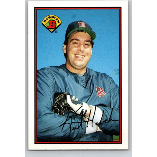 1989 Bowman #157 Kent Hrbek NM-MT Minnesota Twins Baseball Card Image 1