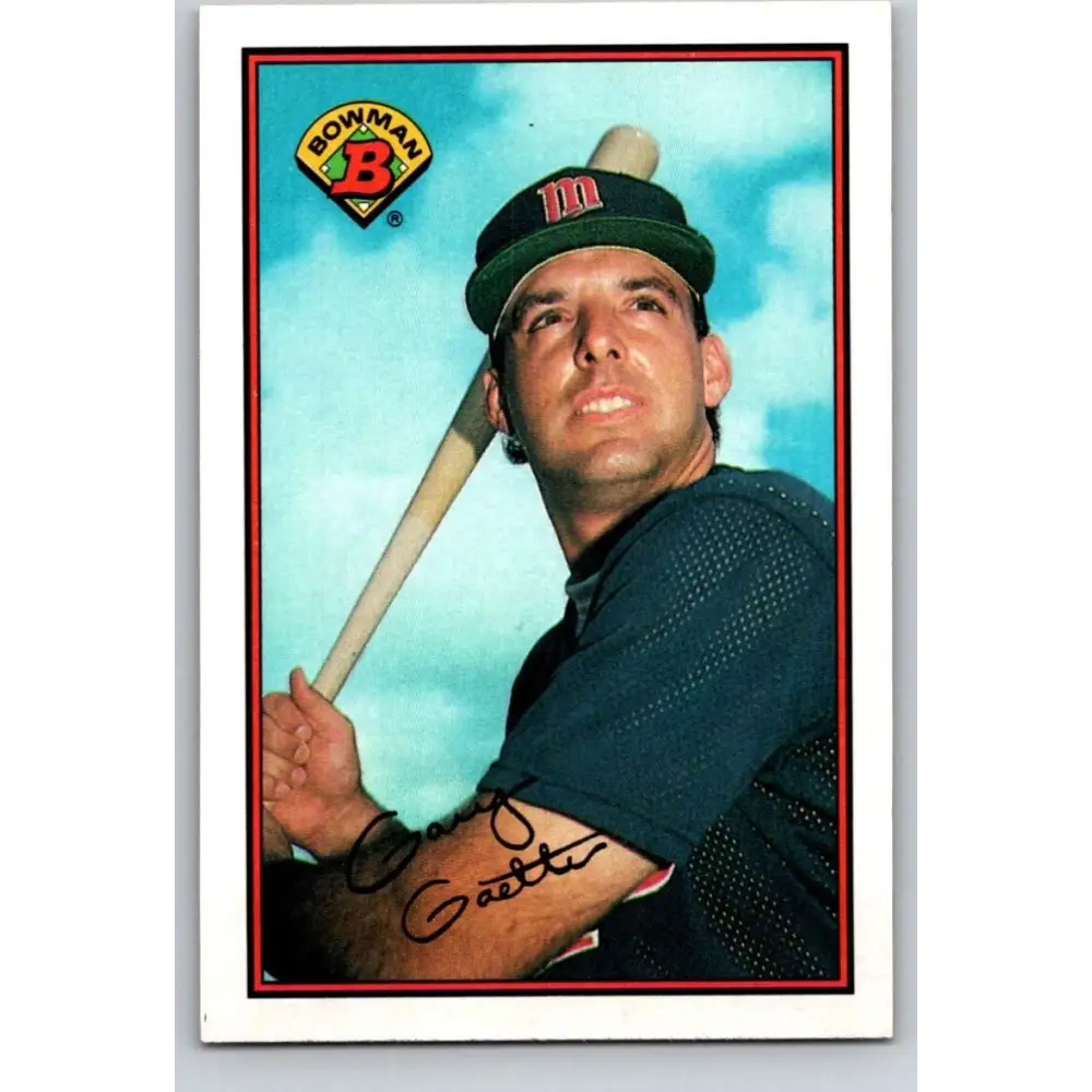 1989 Bowman #158 Gary Gaetti NM-MT Minnesota Twins Baseball Card Image 1