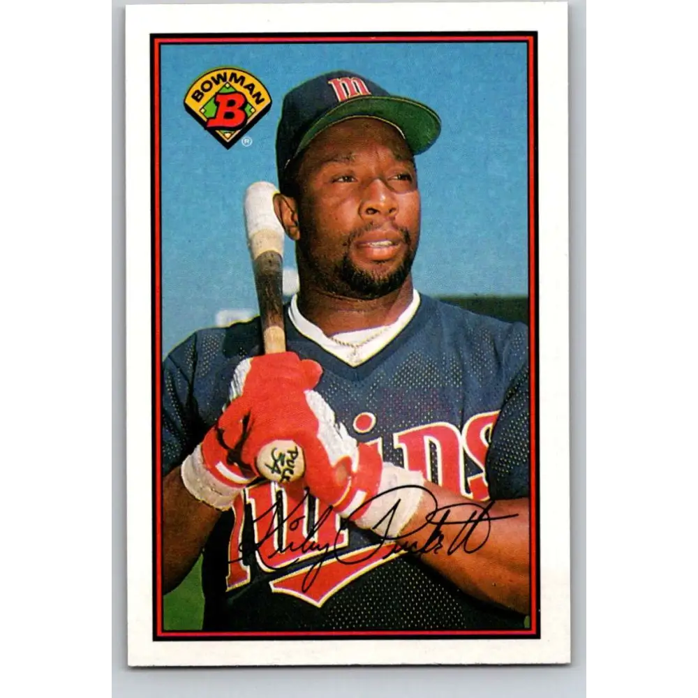 1989 Bowman #162 Kirby Puckett NM-MT Minnesota Twins Baseball Card Image 1