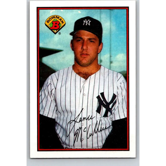 1989 Bowman #168 Lance McCullers NM-MT New York Yankees Baseball Card Image 1