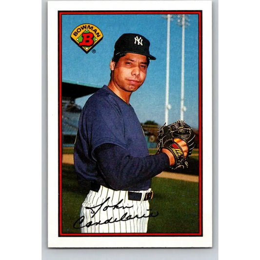1989 Bowman #171 John Candelaria NM-MT New York Yankees Baseball Card Image 1