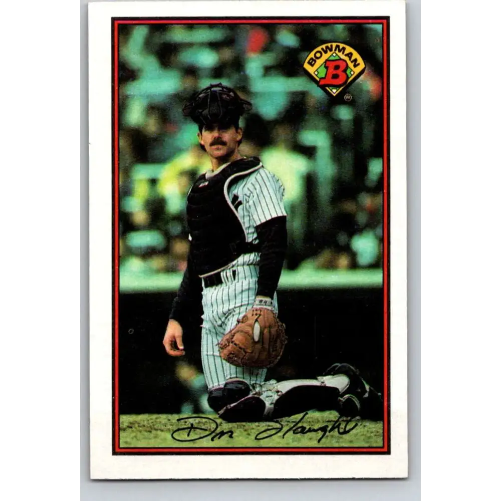 1989 Bowman #172 Don Slaught NM-MT New York Yankees Baseball Card Image 1
