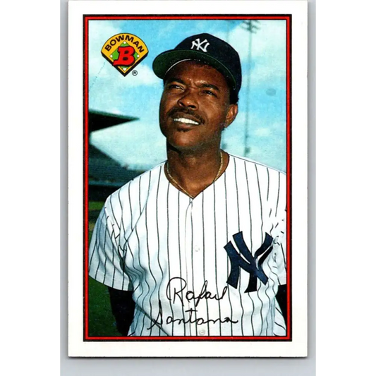 1989 Bowman #174 Rafael Santana NM-MT New York Yankees Baseball Card Image 1