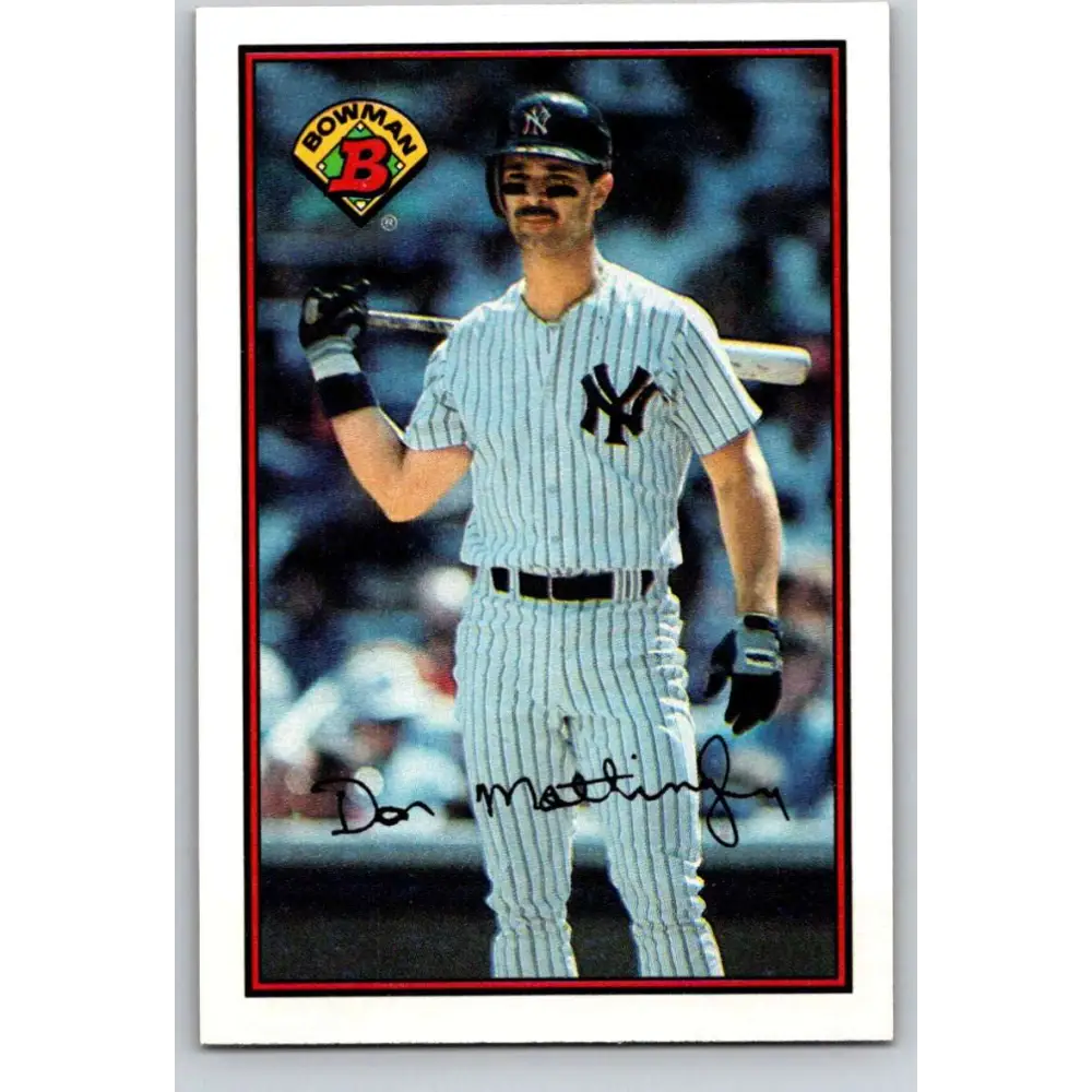 1989 Bowman #176 Don Mattingly NM-MT New York Yankees Baseball Card Image 1