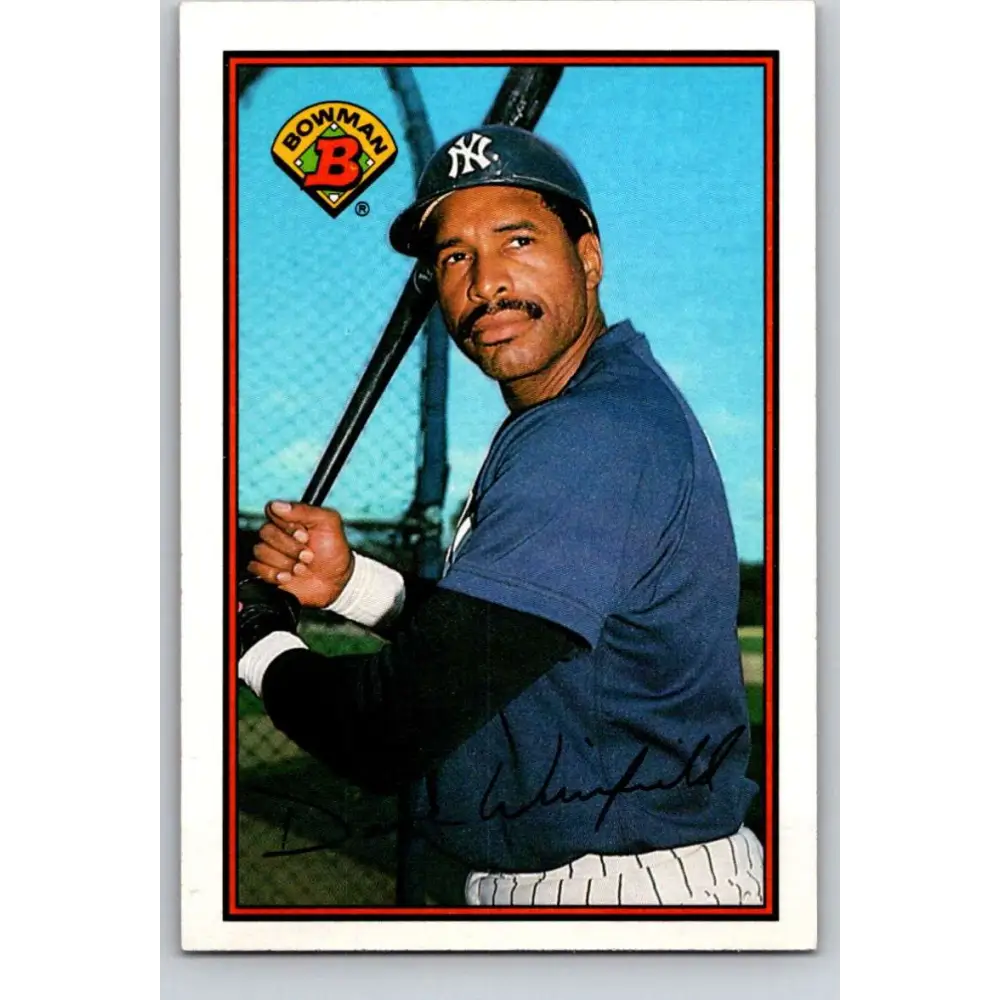 1989 Bowman #179 Dave Winfield NM-MT New York Yankees Baseball Card Image 1