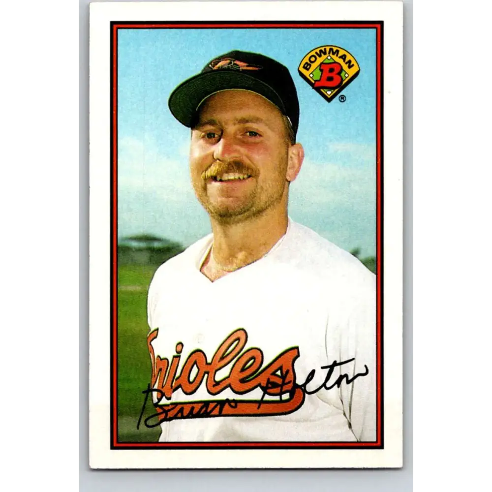 1989 Bowman #2 Brian Holton NM-MT Baltimore Orioles Baseball Card Image 1