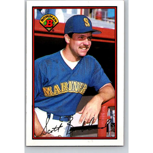 1989 Bowman #203 Scott Bankhead NM-MT Seattle Mariners Baseball Card Image 1