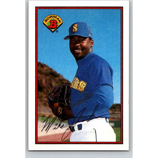 1989 Bowman #207 Mike Jackson NM-MT Seattle Mariners Baseball Card Image 1
