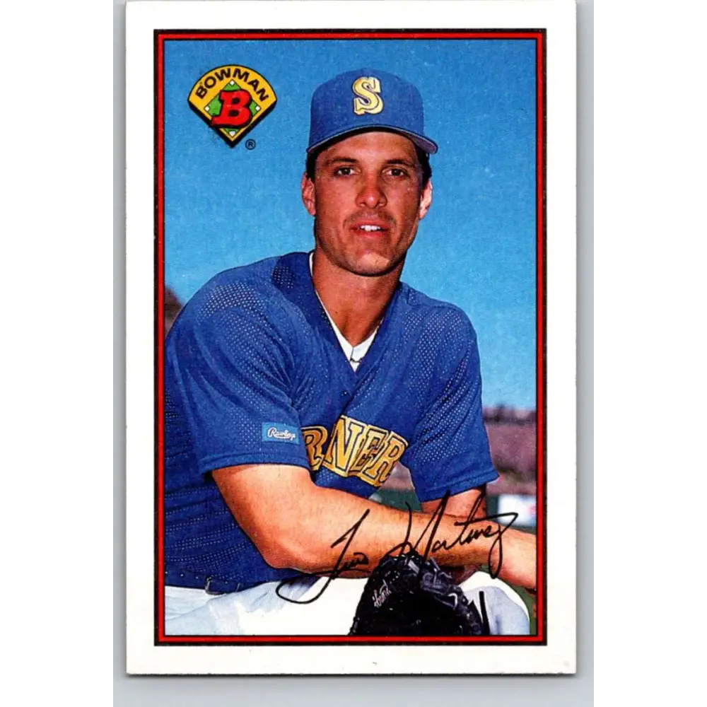 1989 Bowman #211 Tino Martinez NM-MT RC Rookie Seattle Mariners Baseball Card Image 1