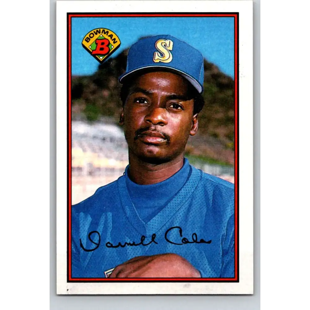 1989 Bowman #217 Darnell Coles NM-MT Seattle Mariners Baseball Card Image 1