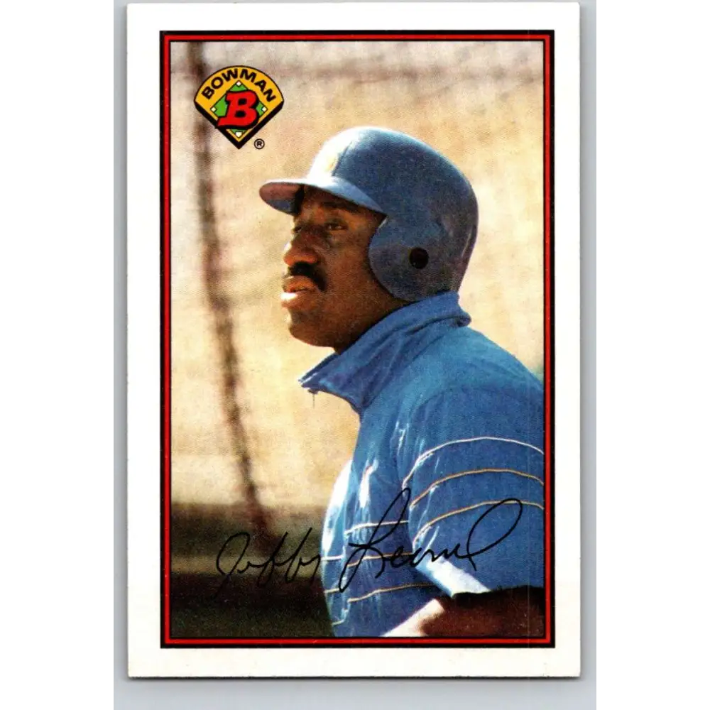 1989 Bowman #218 Jeffrey Leonard NM-MT Seattle Mariners Baseball Card Image 1