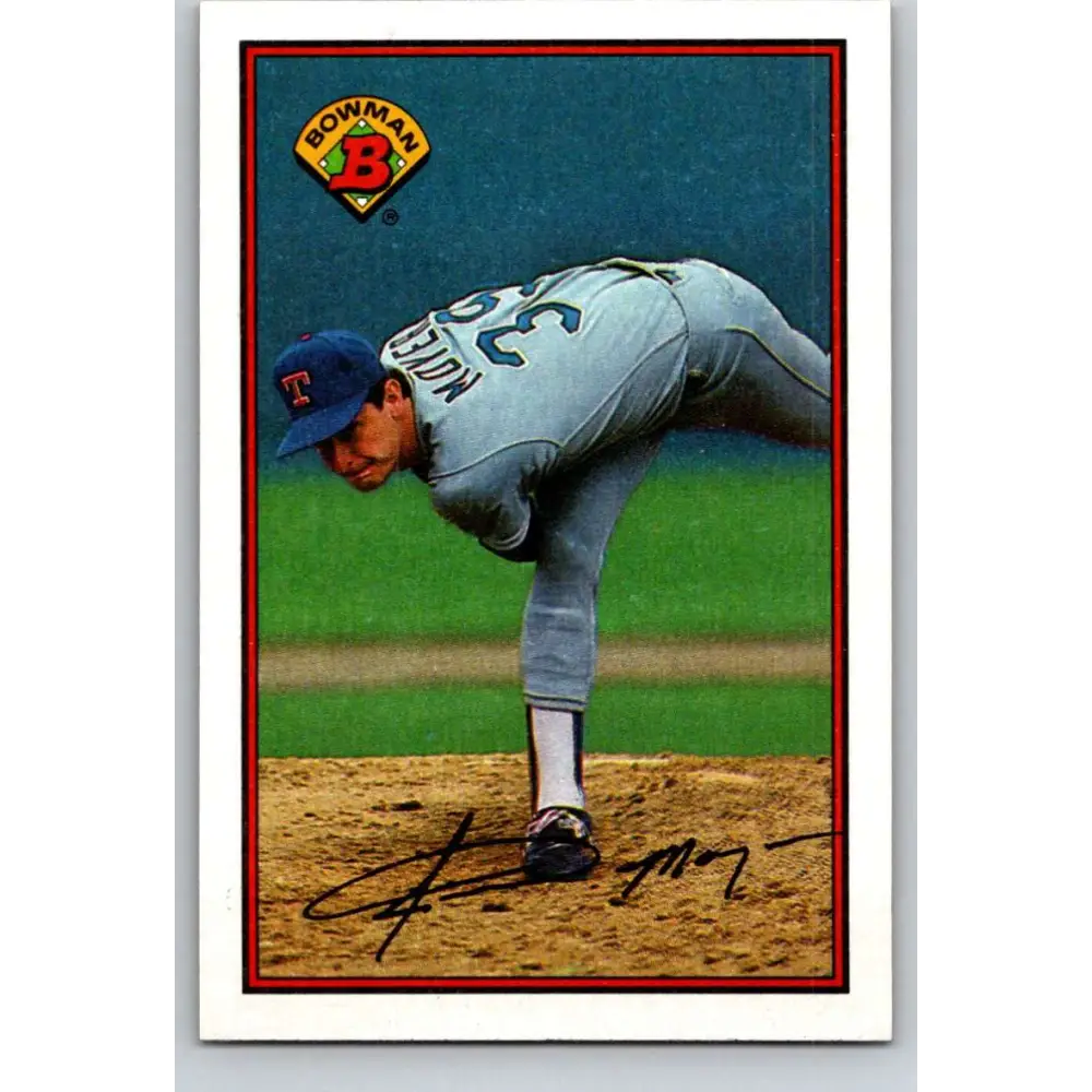 1989 Bowman #223 Jamie Moyer NM-MT Texas Rangers Baseball Card Image 1