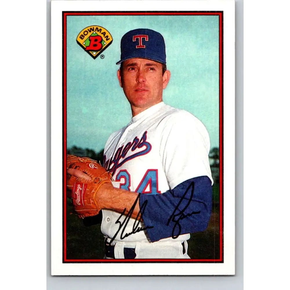 1989 Bowman #225 Nolan Ryan NM-MT Texas Rangers Baseball Card Image 1