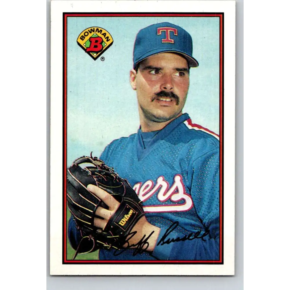 1989 Bowman #226 Jeff Russell NM-MT Texas Rangers Baseball Card Image 1