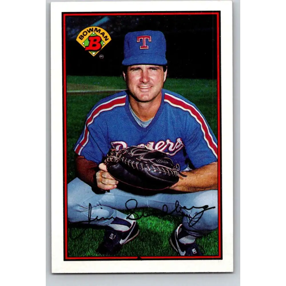 1989 Bowman #227 Jim Sundberg NM-MT Texas Rangers Baseball Card Image 1