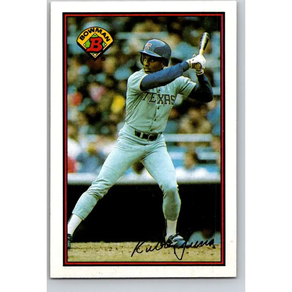 1989 Bowman #235 Ruben Sierra NM-MT Texas Rangers Baseball Card Image 1