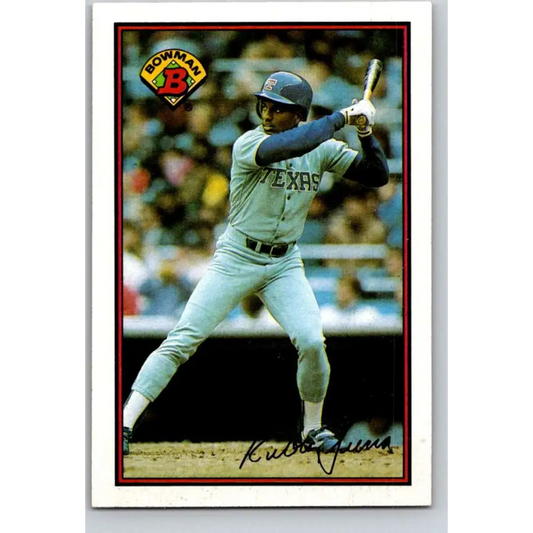 1989 Bowman #235 Ruben Sierra NM-MT Texas Rangers Baseball Card Image 1