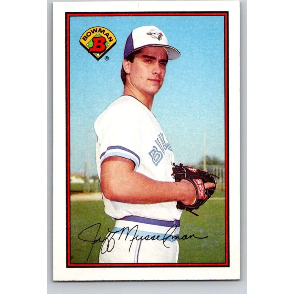 1989 Bowman #240 Jeff Musselman NM-MT Toronto Blue Jays Baseball Card Image 1