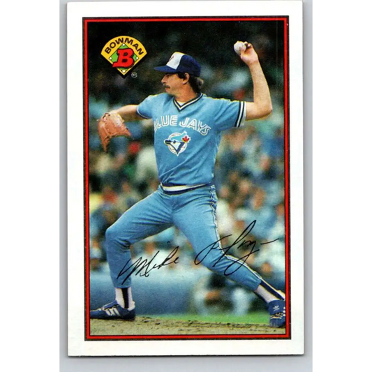 1989 Bowman #241 Mike Flanagan NM-MT Toronto Blue Jays Baseball Card Image 1