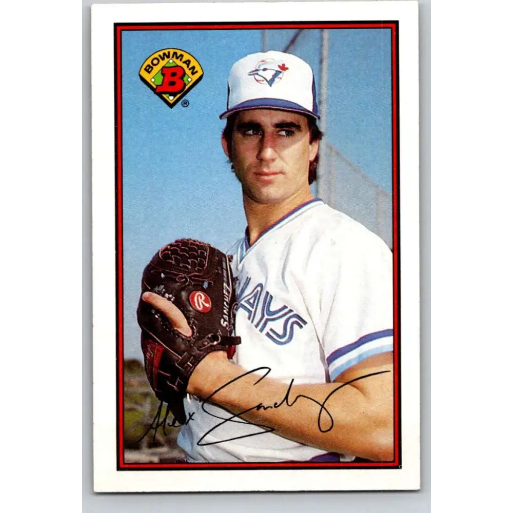1989 Bowman #245 Alex Sanchez NM-MT RC Rookie Toronto Blue Jays Baseball Card Image 1