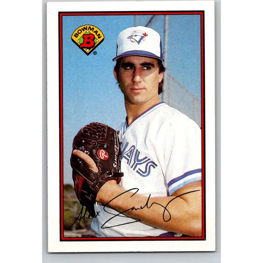 1989 Bowman #245 Alex Sanchez NM-MT RC Rookie Toronto Blue Jays Baseball Card Image 1