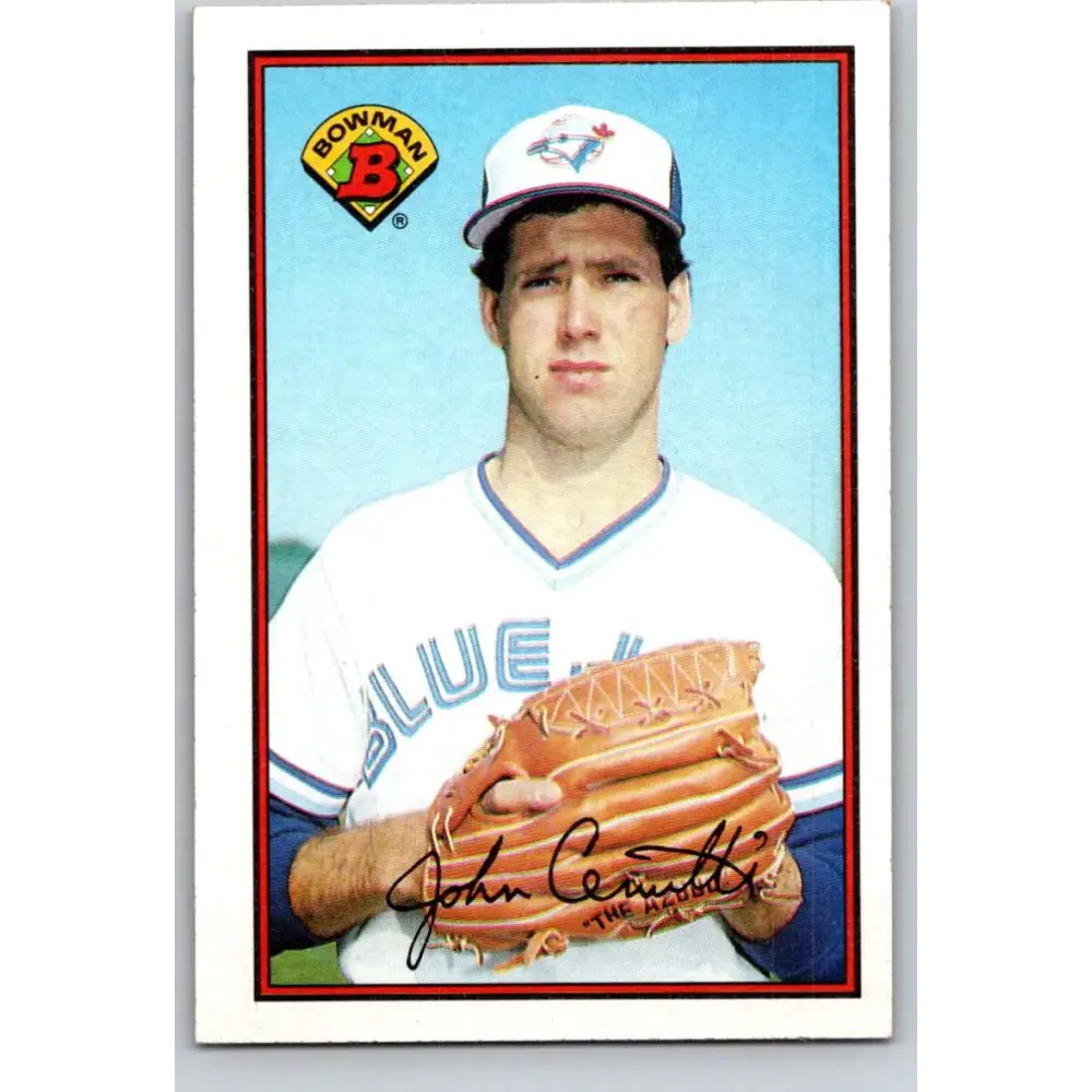 1989 Bowman #247 John Cerutti NM-MT Toronto Blue Jays Baseball Card Image 1