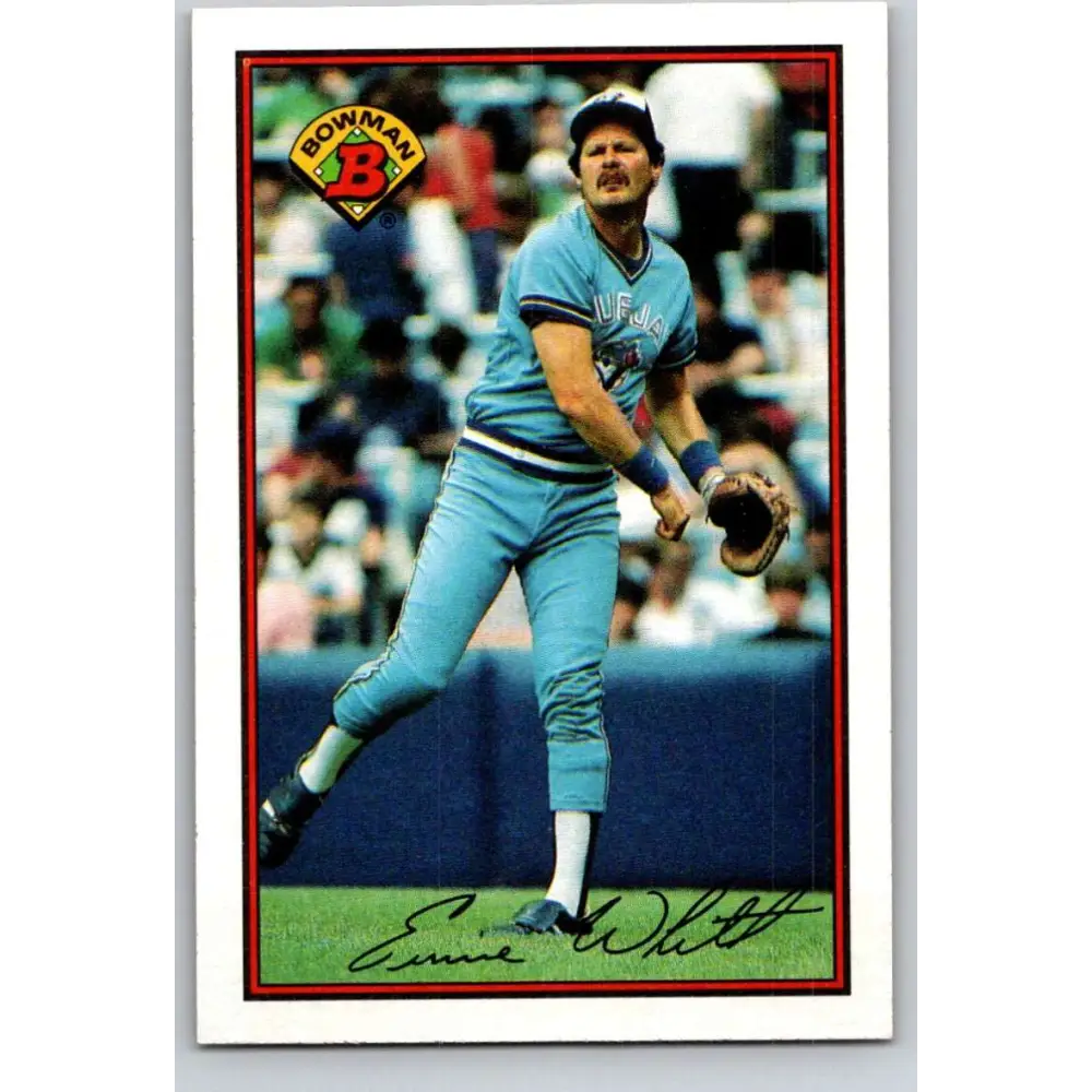 1989 Bowman #248 Ernie Whitt NM-MT Toronto Blue Jays Baseball Card Image 1