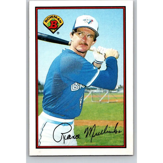 1989 Bowman #250 Rance Mulliniks NM-MT Toronto Blue Jays Baseball Card Image 1