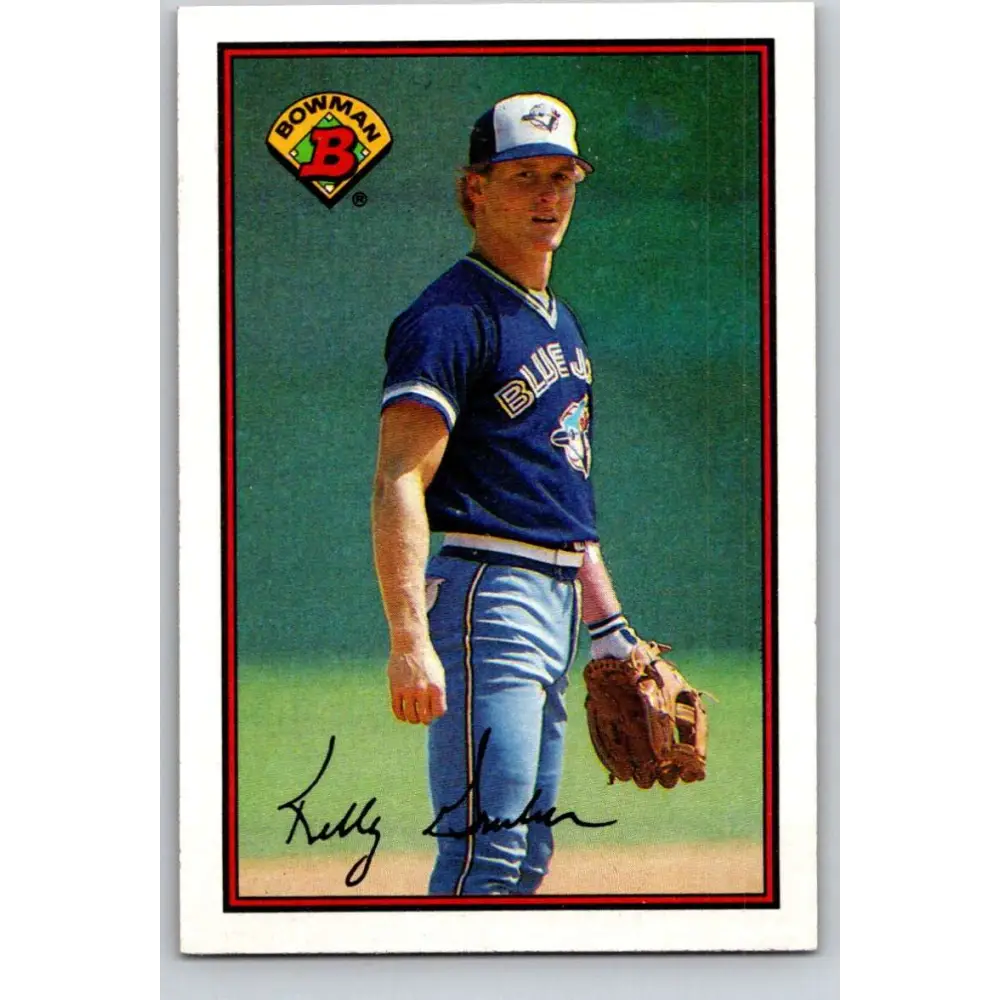 1989 Bowman #251 Kelly Gruber NM-MT Toronto Blue Jays Baseball Card Image 1