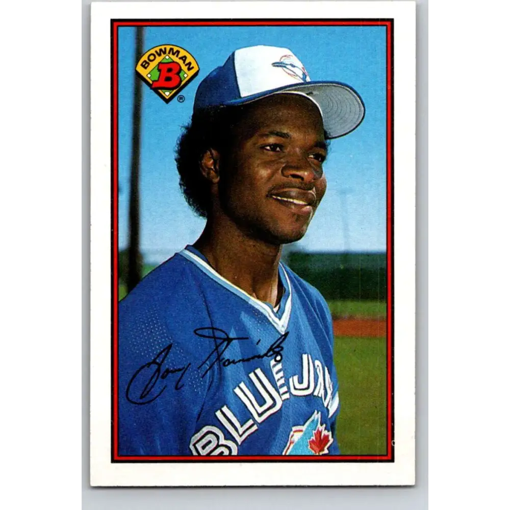 1989 Bowman #254 Tony Fernandez NM-MT Toronto Blue Jays Baseball Card Image 1