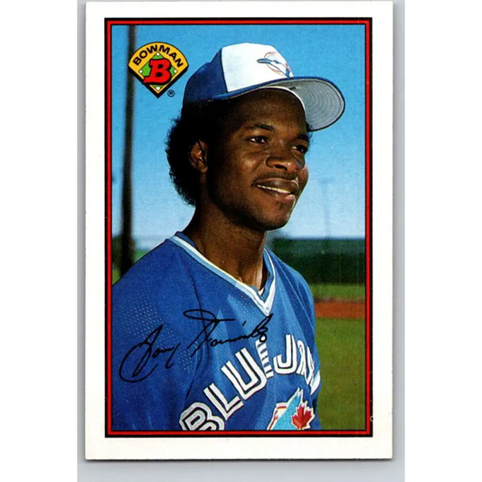 1989 Bowman #254 Tony Fernandez NM-MT Toronto Blue Jays Baseball Card Image 1