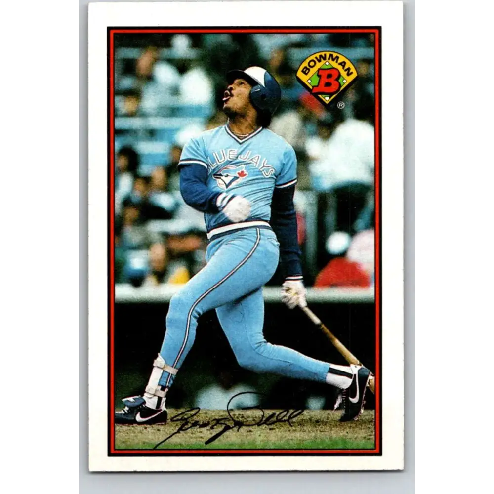 1989 Bowman #256 George Bell NM-MT Toronto Blue Jays Baseball Card Image 1