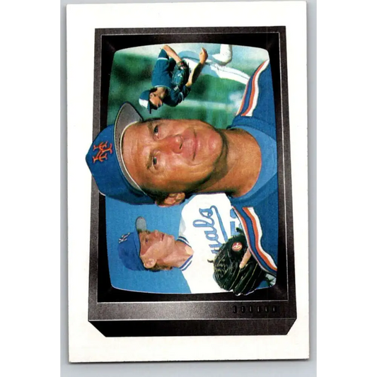 1989 Bowman #261 Mel Stottlemyre/Mel Stottlemyre Jr./Todd Stottlemyre NM-MT New York Mets Baseball Card Image 1