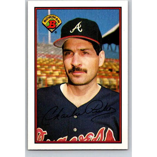 1989 Bowman #263 Charlie Puleo NM-MT Atlanta Braves Baseball Card Image 1