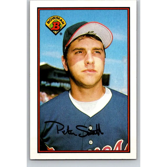 1989 Bowman #269 Pete Smith NM-MT Atlanta Braves Baseball Card Image 1