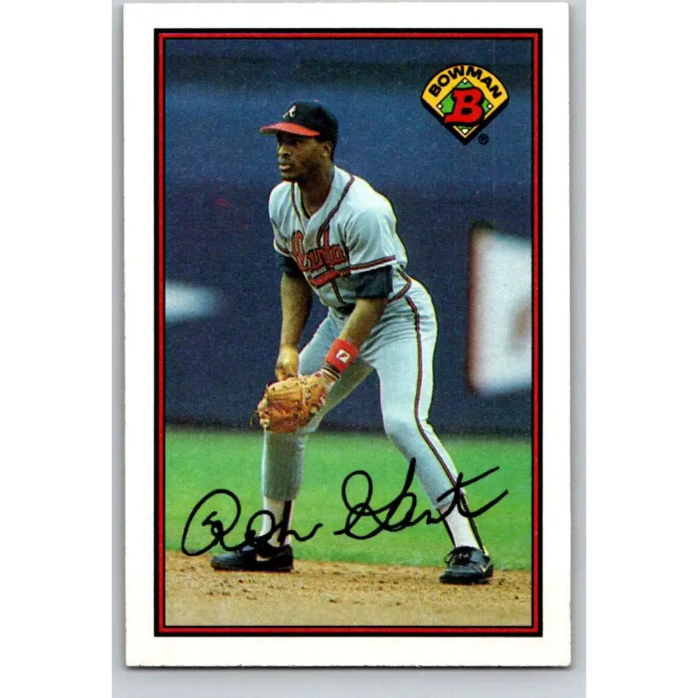 1989 Bowman #274 Ron Gant NM-MT Atlanta Braves Baseball Card Image 1