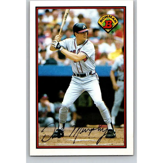 1989 Bowman #276 Dale Murphy NM-MT Atlanta Braves Baseball Card Image 1