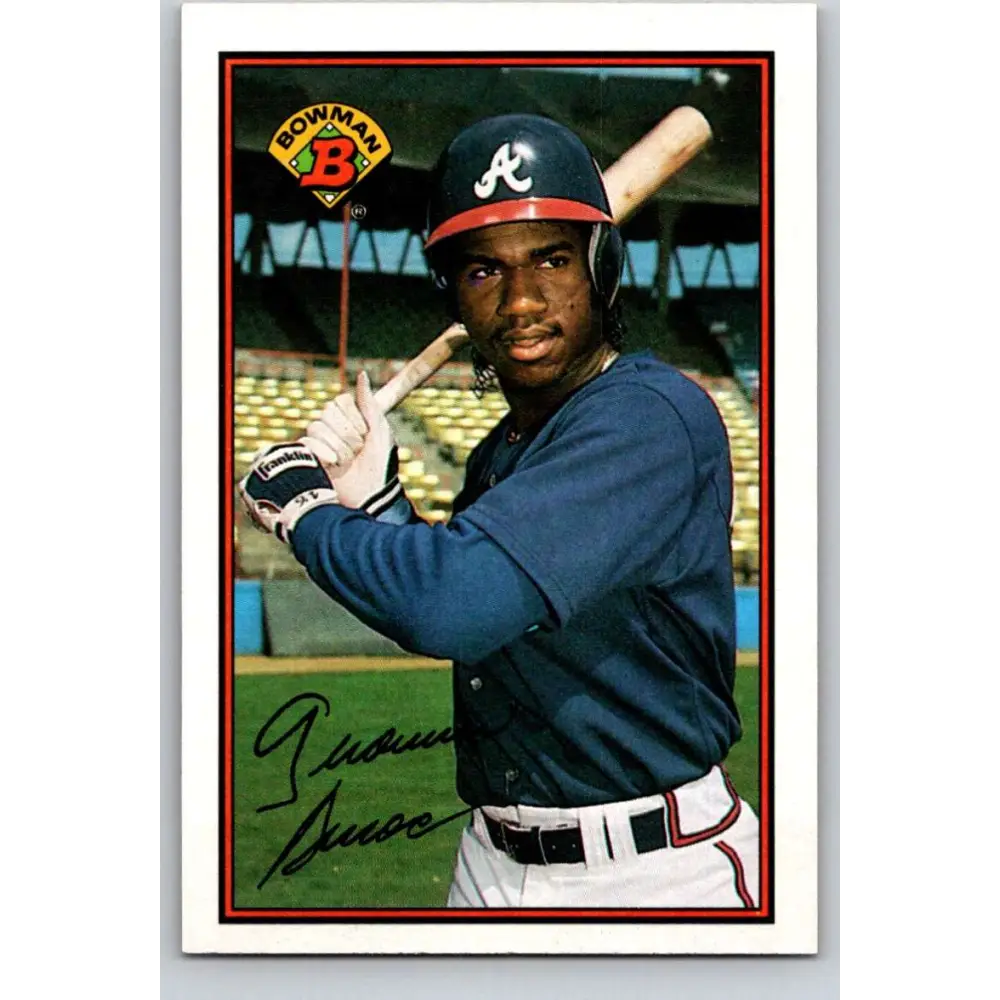 1989 Bowman #279 Geronimo Berroa NM-MT Atlanta Braves Baseball Card Image 1