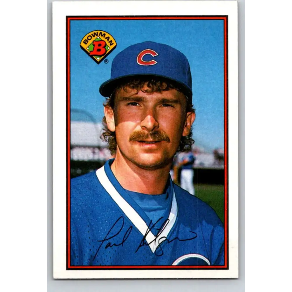 1989 Bowman #285 Paul Kilgus NM-MT Chicago Cubs Baseball Card Image 1
