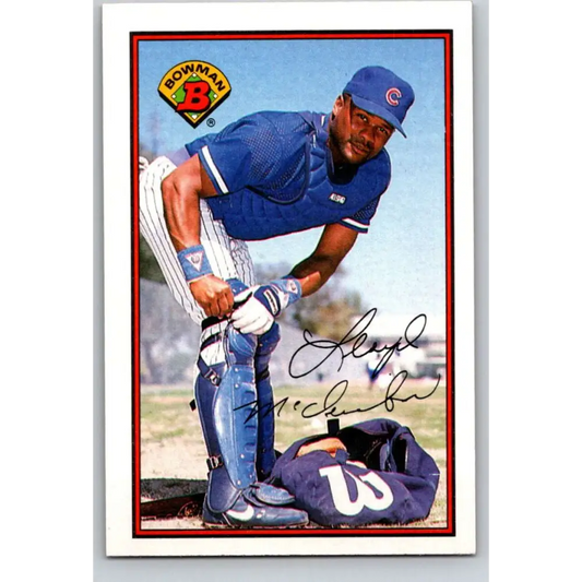 1989 Bowman #287 Lloyd McClendon NM-MT Chicago Cubs Baseball Card Image 1