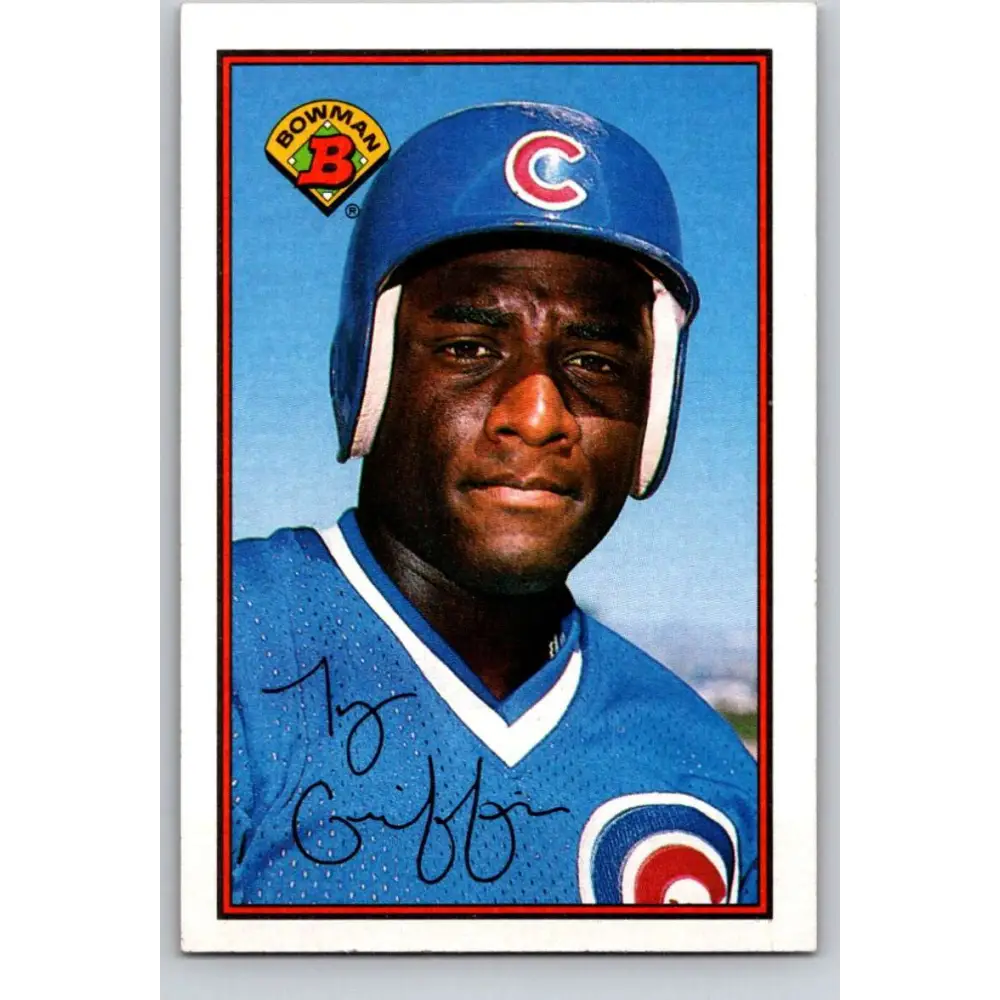 1989 Bowman #289 Ty Griffin NM-MT Chicago Cubs Baseball Card Image 1
