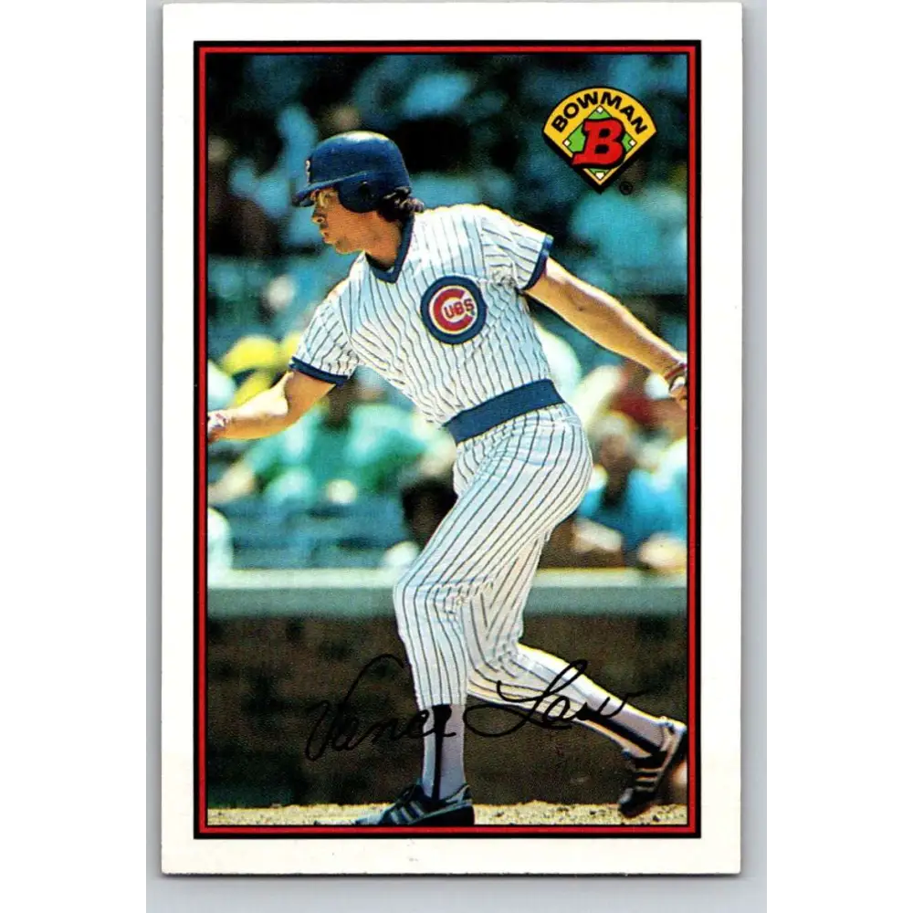 1989 Bowman #293 Vance Law NM-MT Chicago Cubs Baseball Card Image 1