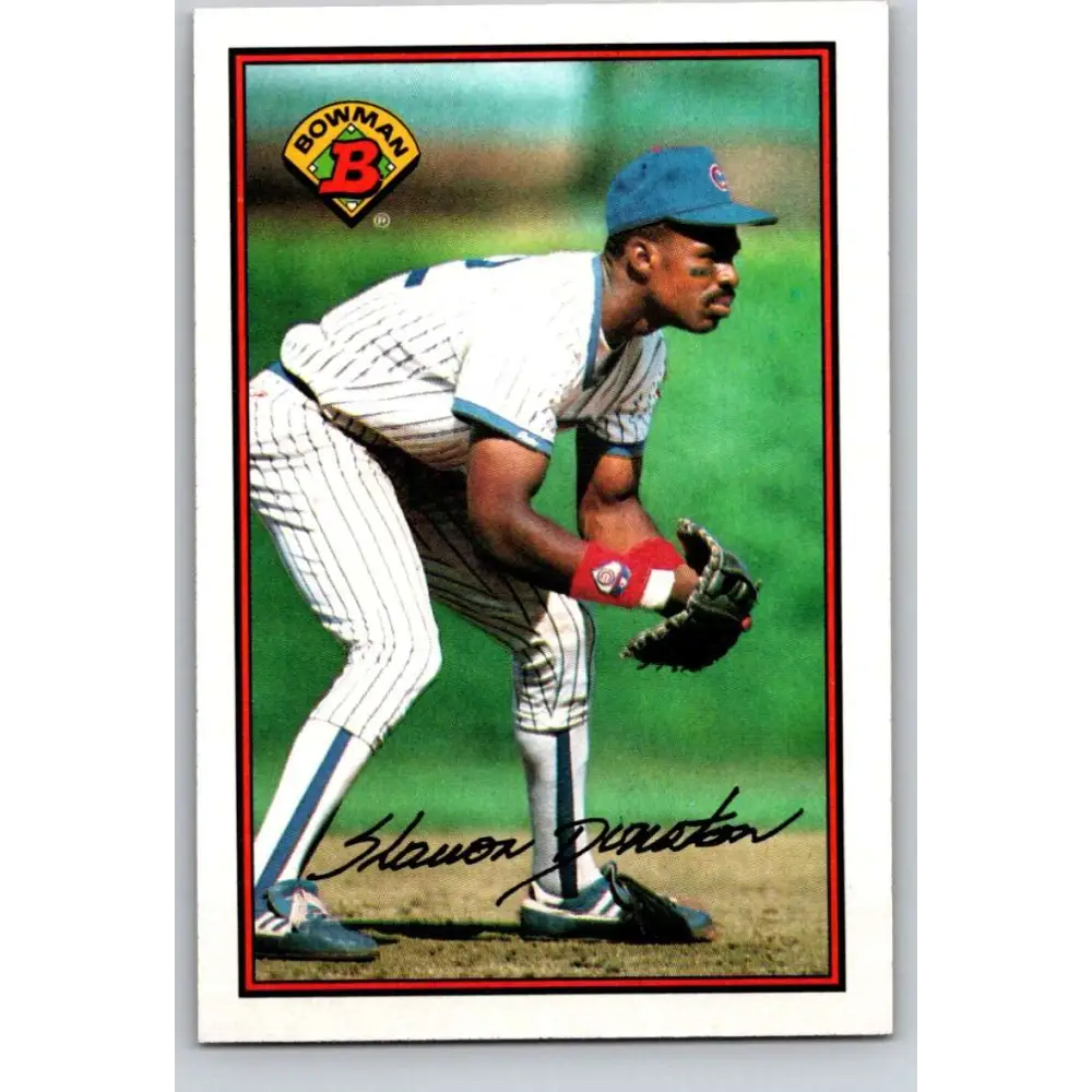 1989 Bowman #294 Shawon Dunston NM-MT Chicago Cubs Baseball Card Image 1