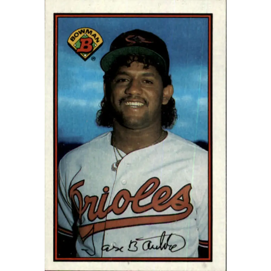 1989 Bowman #3 Jose Bautista NM-MT RC Rookie Baltimore Orioles Baseball Card Image 1
