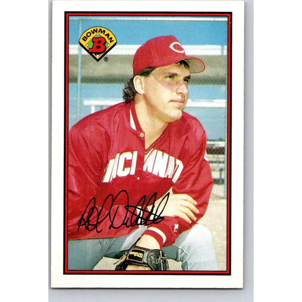 1989 Bowman #305 Rob Dibble NM-MT RC Rookie Cincinnati Reds Baseball Card Image 1