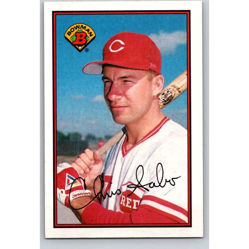 1989 Bowman #309 Chris Sabo NM-MT RC Rookie Cincinnati Reds Baseball Card Image 1