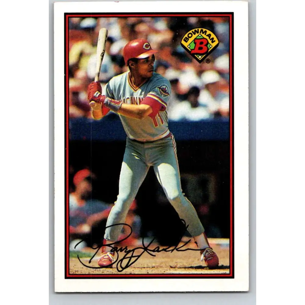 1989 Bowman #311 Barry Larkin NM-MT Cincinnati Reds Baseball Card Image 1