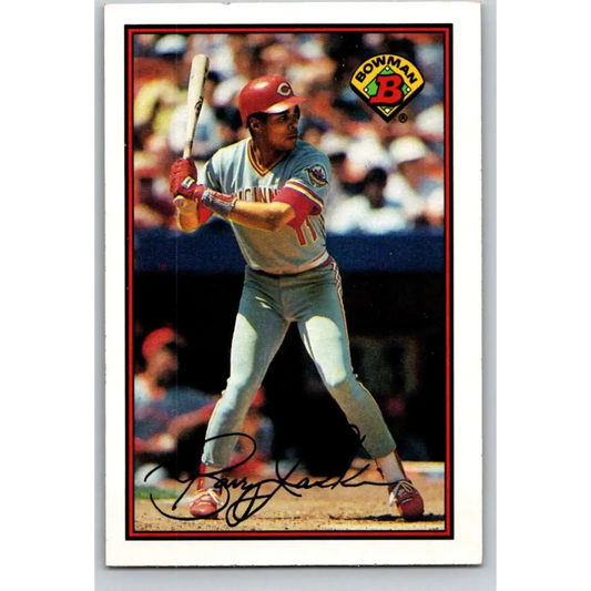 1989 Bowman #311 Barry Larkin NM-MT Cincinnati Reds Baseball Card Image 1